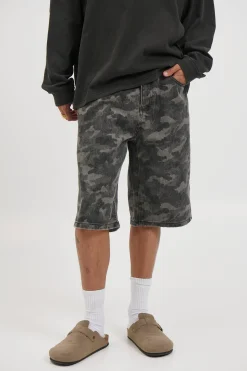 Camo Baggy Short Khaki