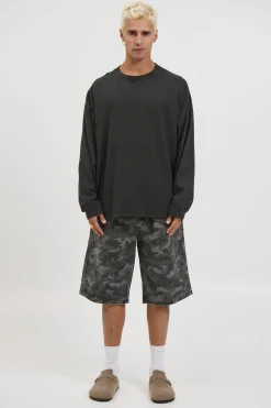 Camo Baggy Short Khaki
