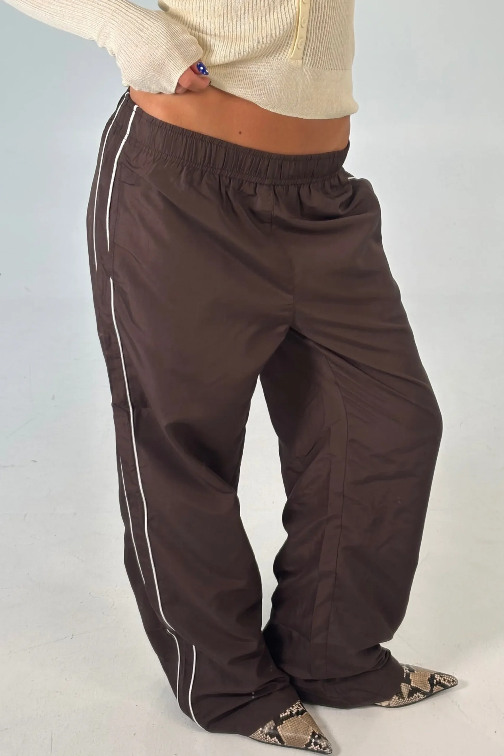 Carey Track Pant Chocolate