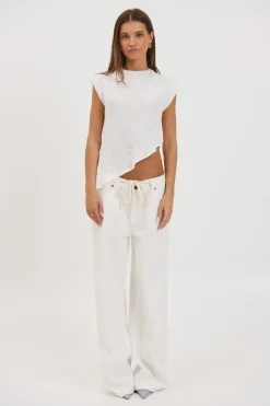 Cassie Top White