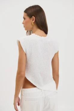 Cassie Top White
