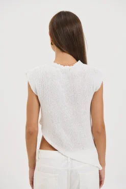 Cassie Top White