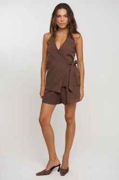 Chantelle Wrap Set Chocolate