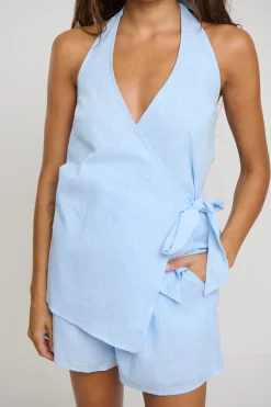Chantelle Wrap Set Sky