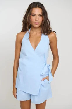 Chantelle Wrap Set Sky