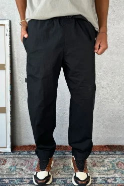 Charlie Baggy Nylon Pant Black