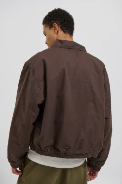 Charlie Soft Cotton Bomber Choc