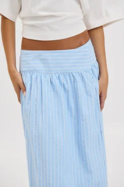 Chase Midi Skirt Sky