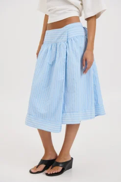 Chase Midi Skirt Sky