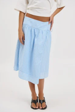 Chase Midi Skirt Sky