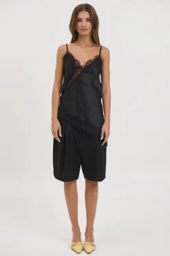 Chrishell Lace Cami Black