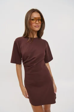 Cici Mini Dress Chocolate