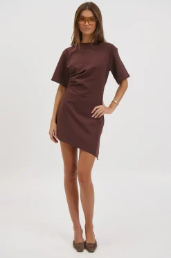 Cici Mini Dress Chocolate