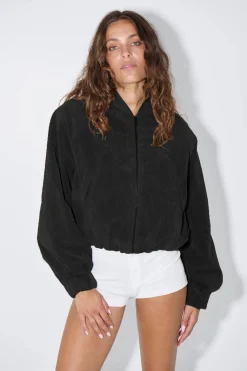 Clara Bomber Black