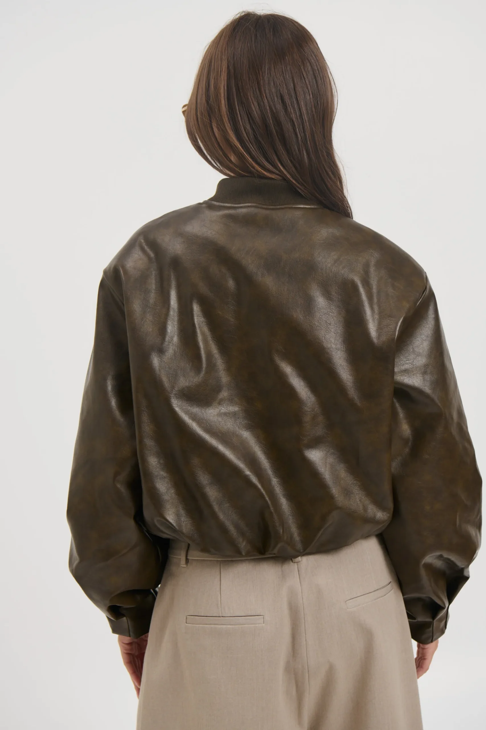 Clara Bomber Vintage Brown