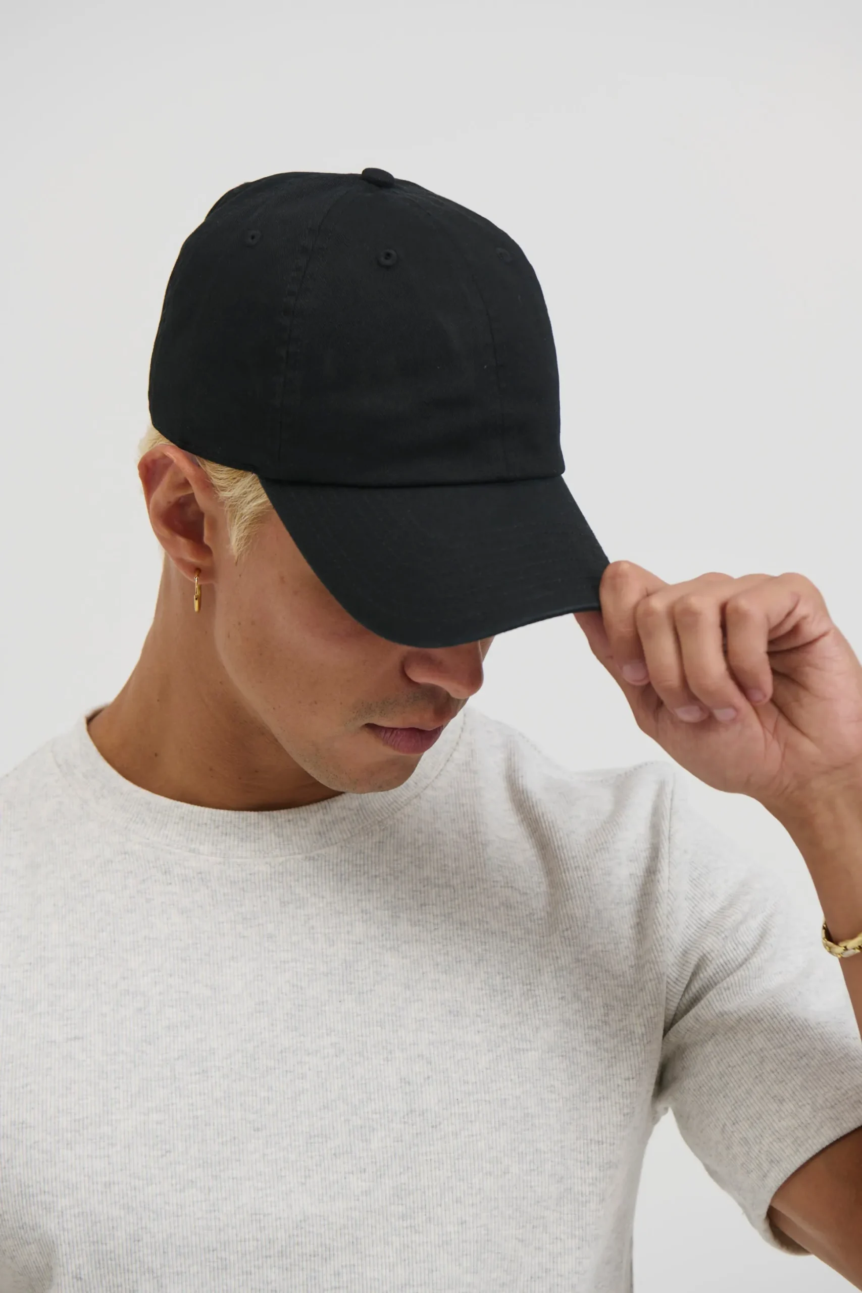 Classic Vintage Clean Up Cap Black
