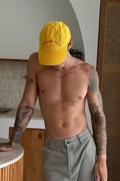 College Cap Cord Yellow