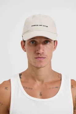 College Cap Minimal Beige