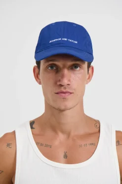 College Cap Minimal Blue