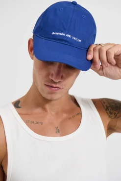 College Cap Minimal Blue