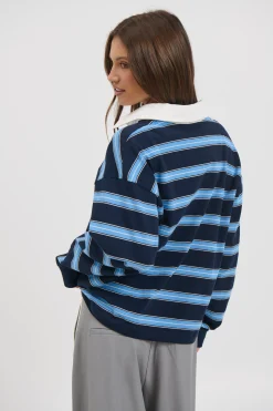 Countryside Jersey Midnight Stripe