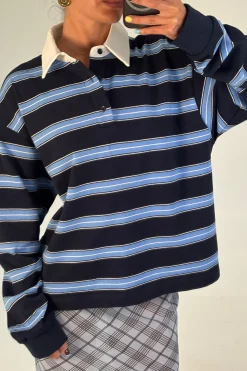 Countryside Jersey Midnight Stripe