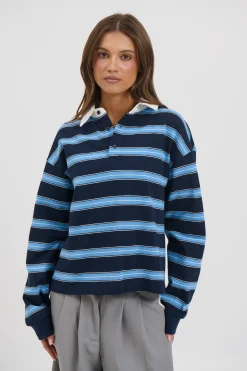Countryside Jersey Midnight Stripe