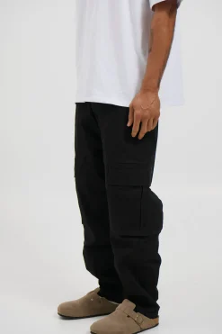 Damien Drop Cargo Pant Black