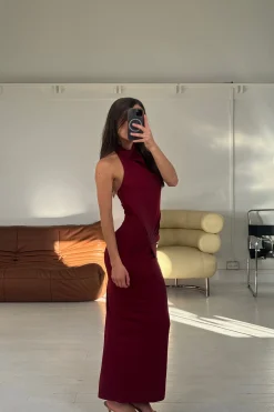 Darling Maxi Dress Wine