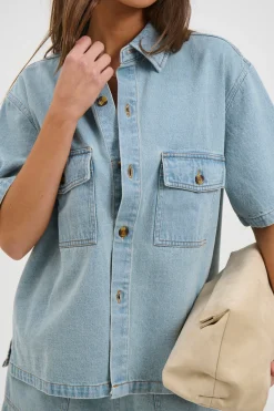 Delaney Denim Set Vintage Blue