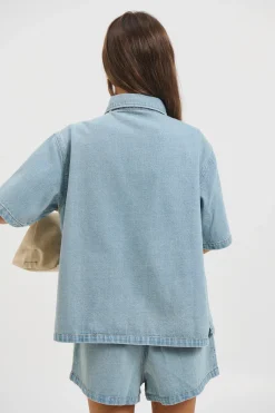 Delaney Denim Set Vintage Blue