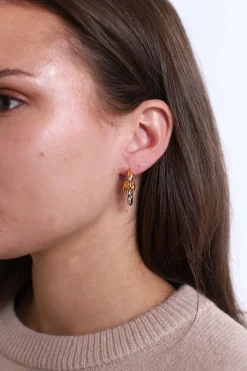 Delica Knotted Earring Mixed Metals