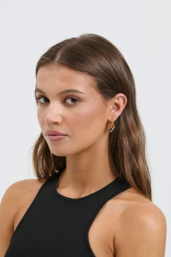 Delica Knotted Earring Mixed Metals