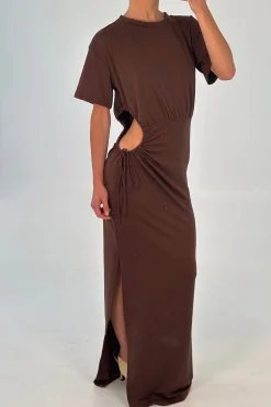 Denny Maxi Dress Chocolate