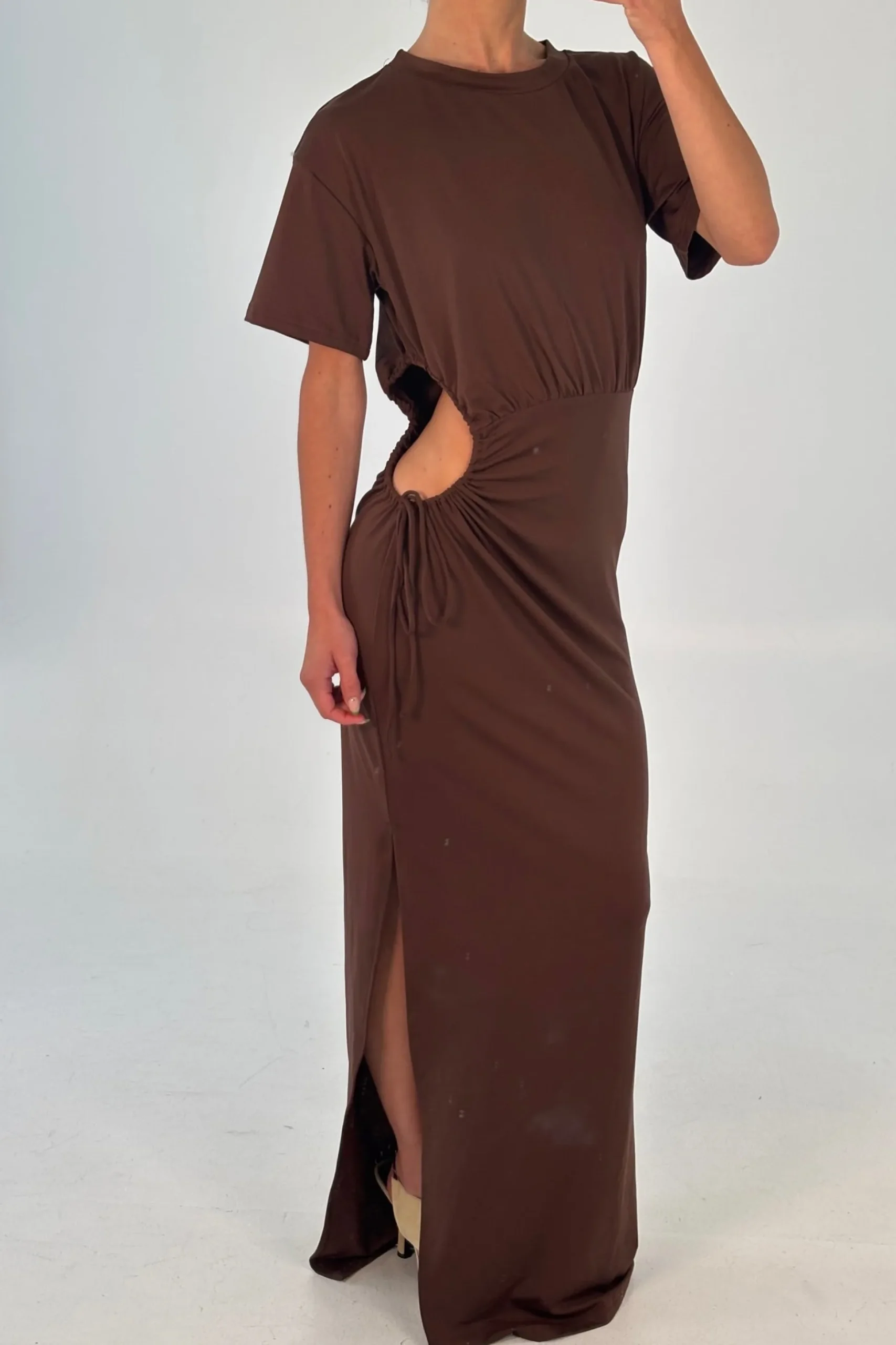 Denny Maxi Dress Chocolate