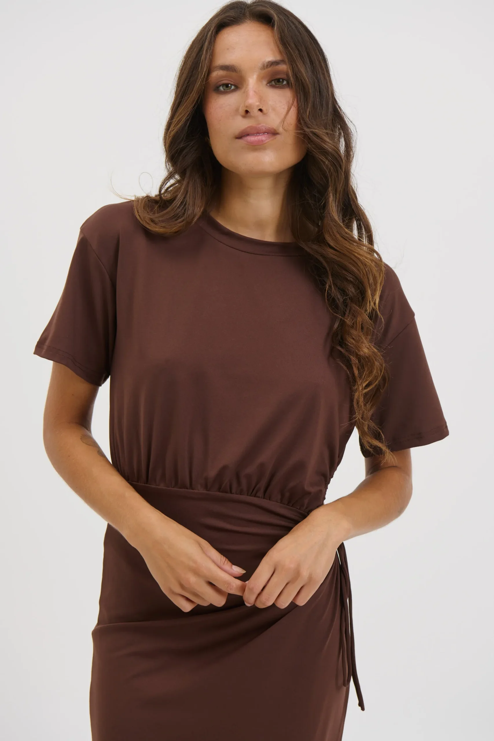 Denny Maxi Dress Chocolate