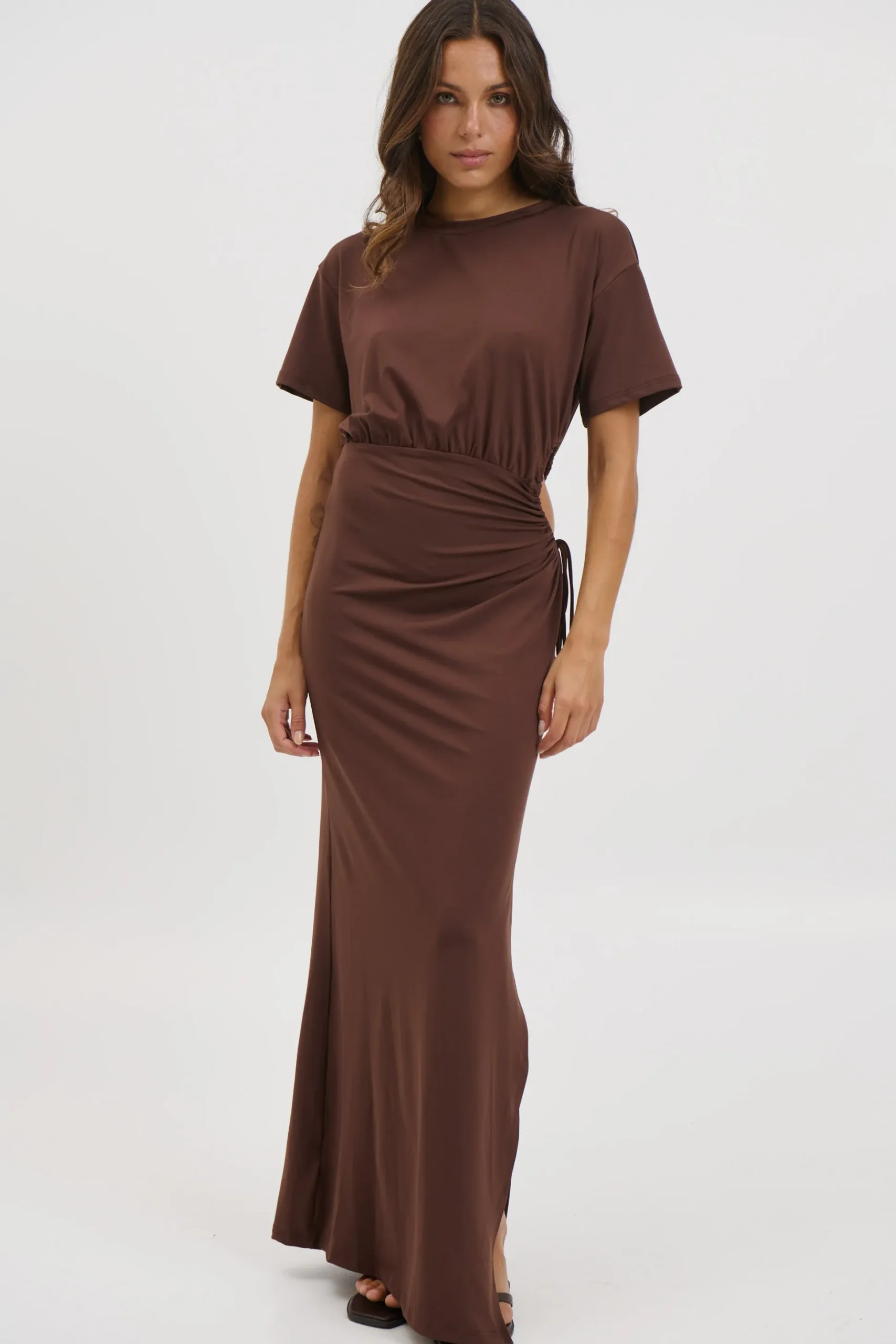 Denny Maxi Dress Chocolate