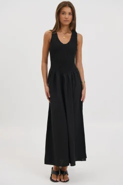 Destiny Maxi Dress Black