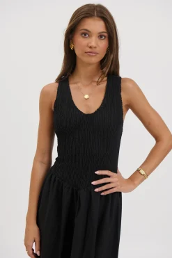 Destiny Maxi Dress Black