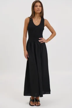 Destiny Maxi Dress Black
