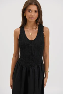 Destiny Maxi Dress Black