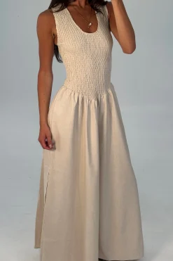 Destiny Maxi Dress Oat