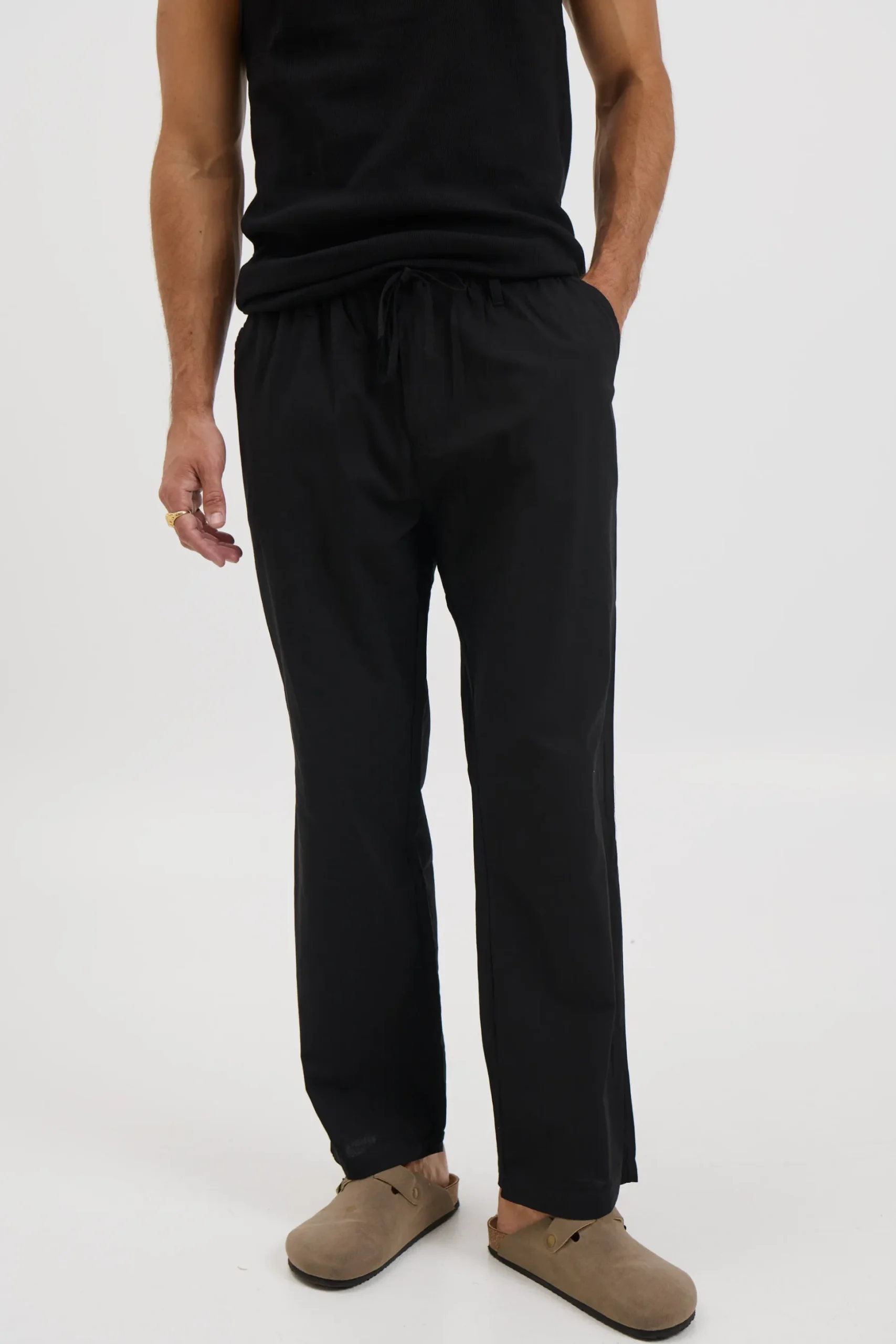 Dion Relaxed Pant Black