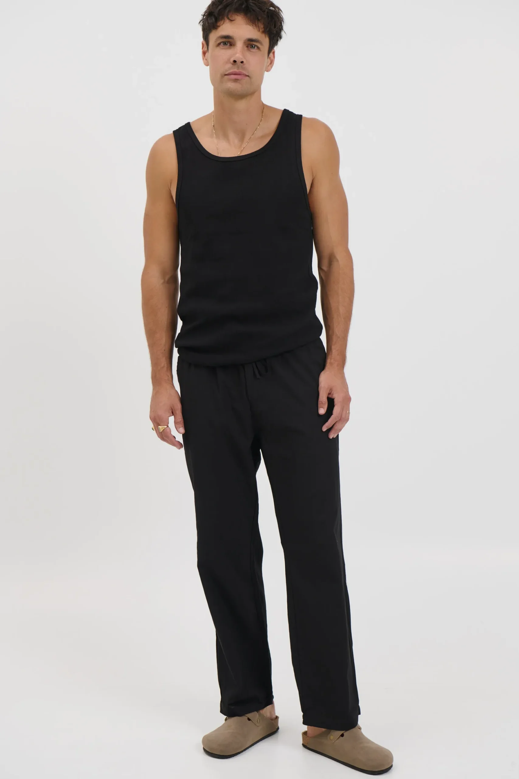 Dion Relaxed Pant Black