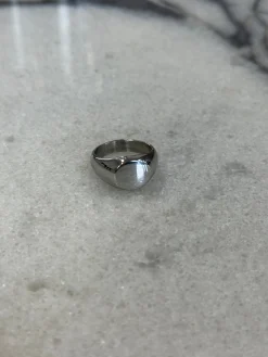 Dome Signet Ring Silver