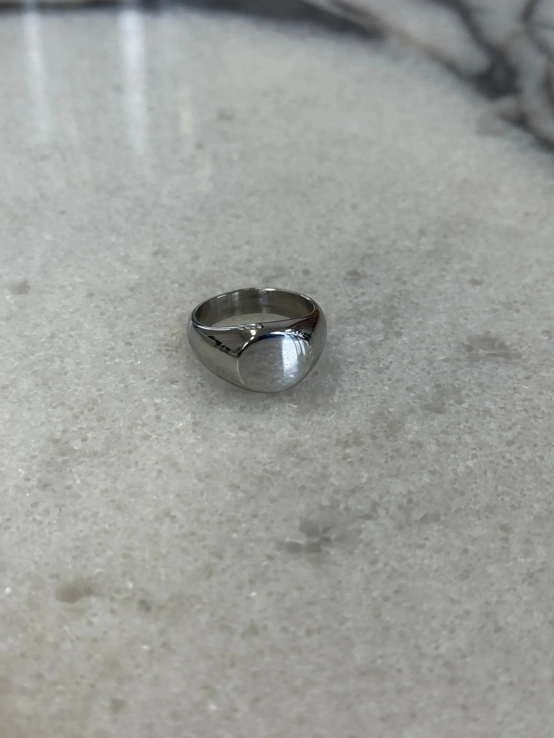 Dome Signet Ring Silver