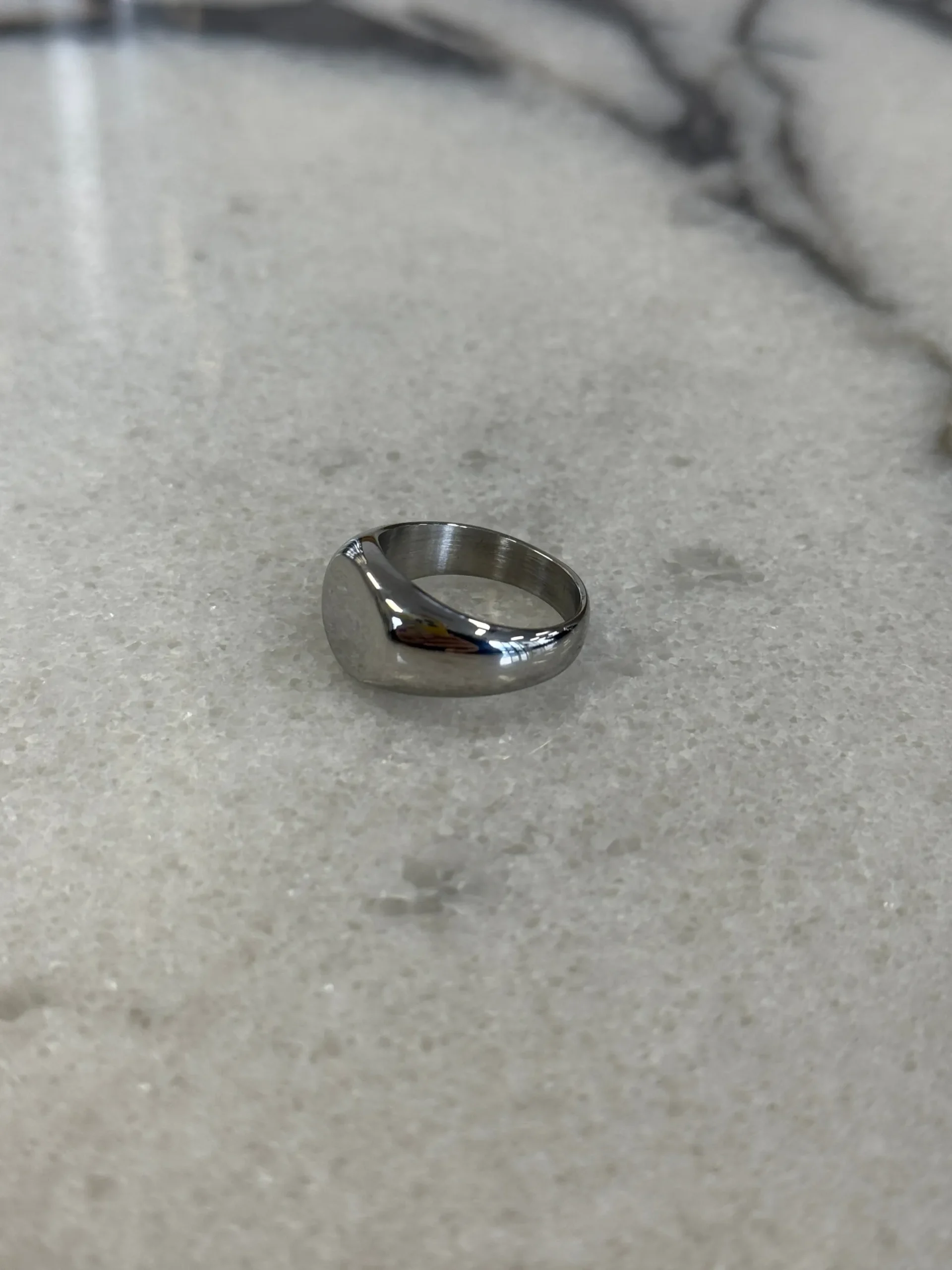 Dome Signet Ring Silver