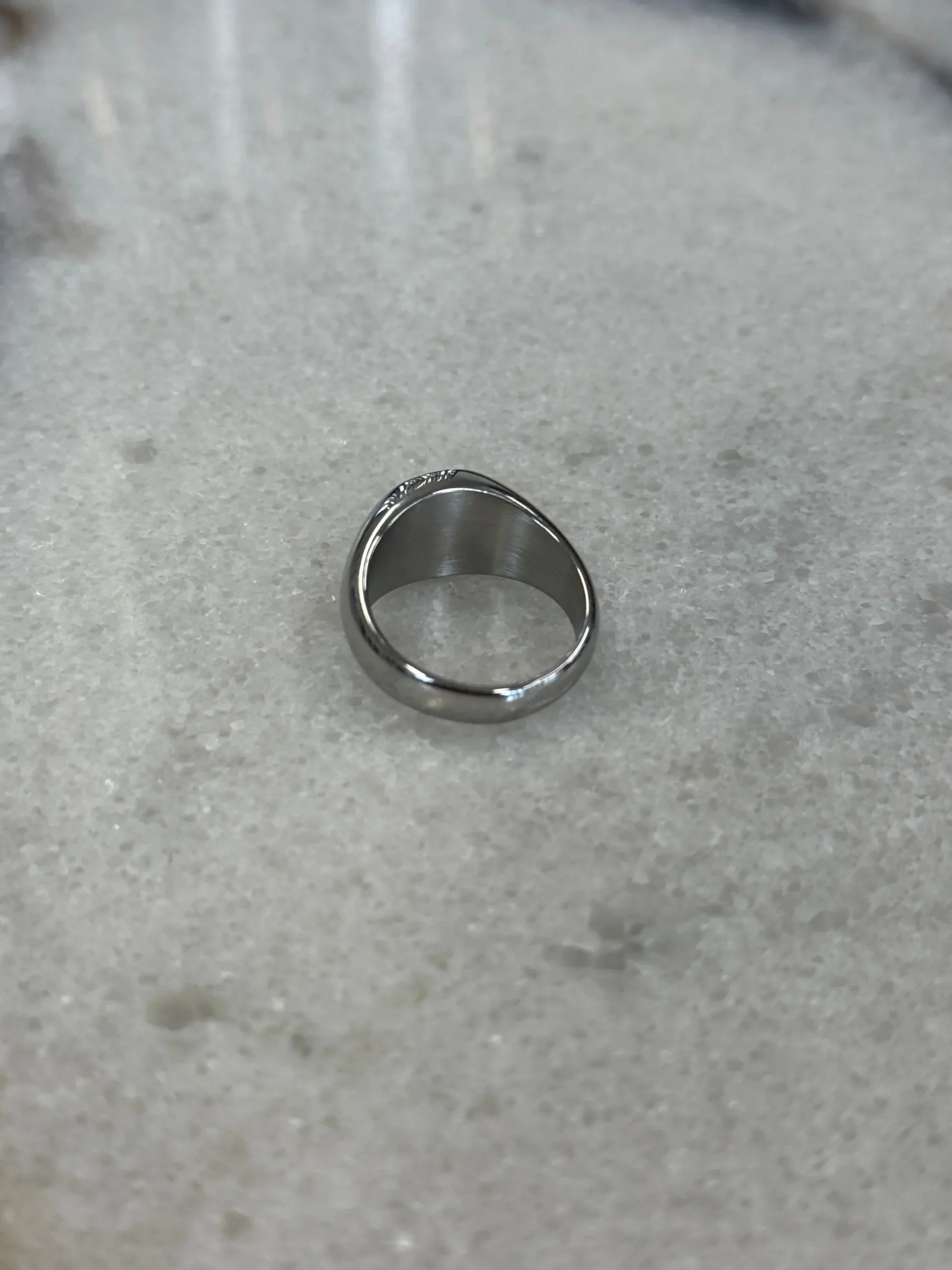 Dome Signet Ring Silver