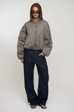 Dua Bomber Jacket Grey