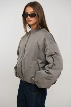 Dua Bomber Jacket Grey